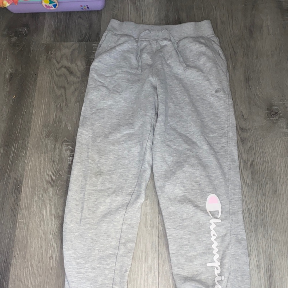 Champion light grey joggers